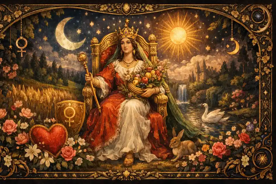 女皇牌代表什麼？豐盛與愛情的塔羅解讀