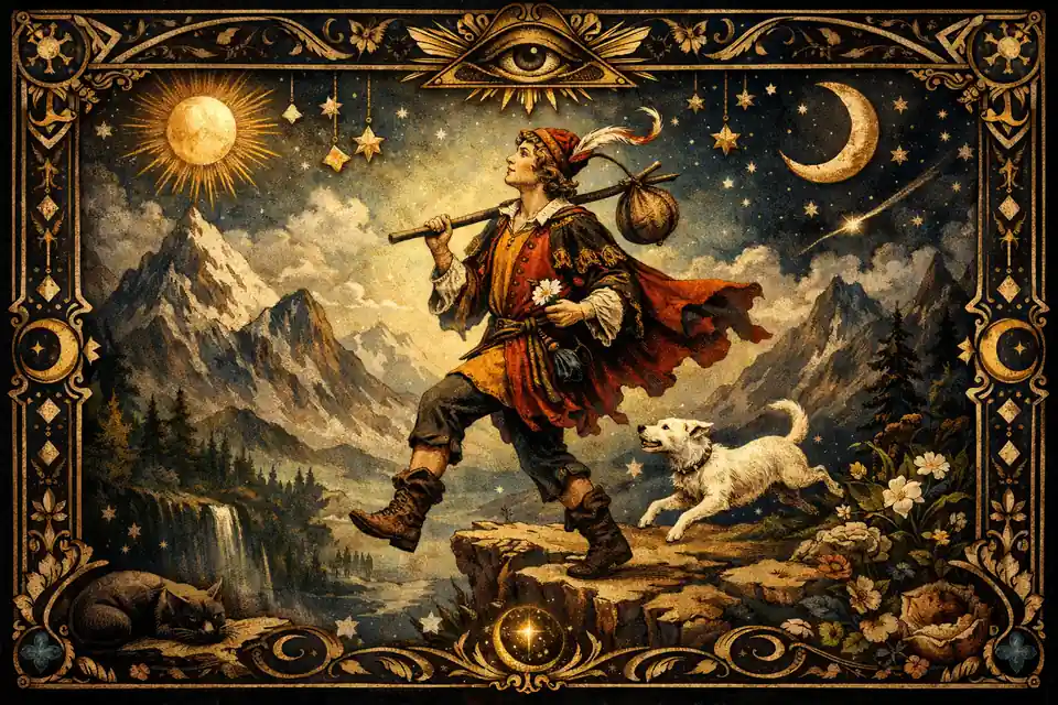 愚者牌完整牌義解讀：塔羅愚者代表什麼：完整指南