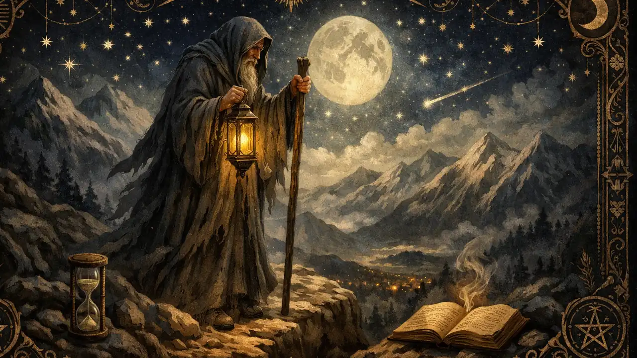 隱者牌代表什麼？獨處與智慧的塔羅解讀