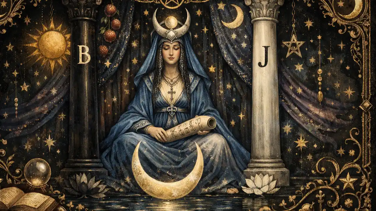 女祭司牌完整解讀：直覺與神秘的象徵