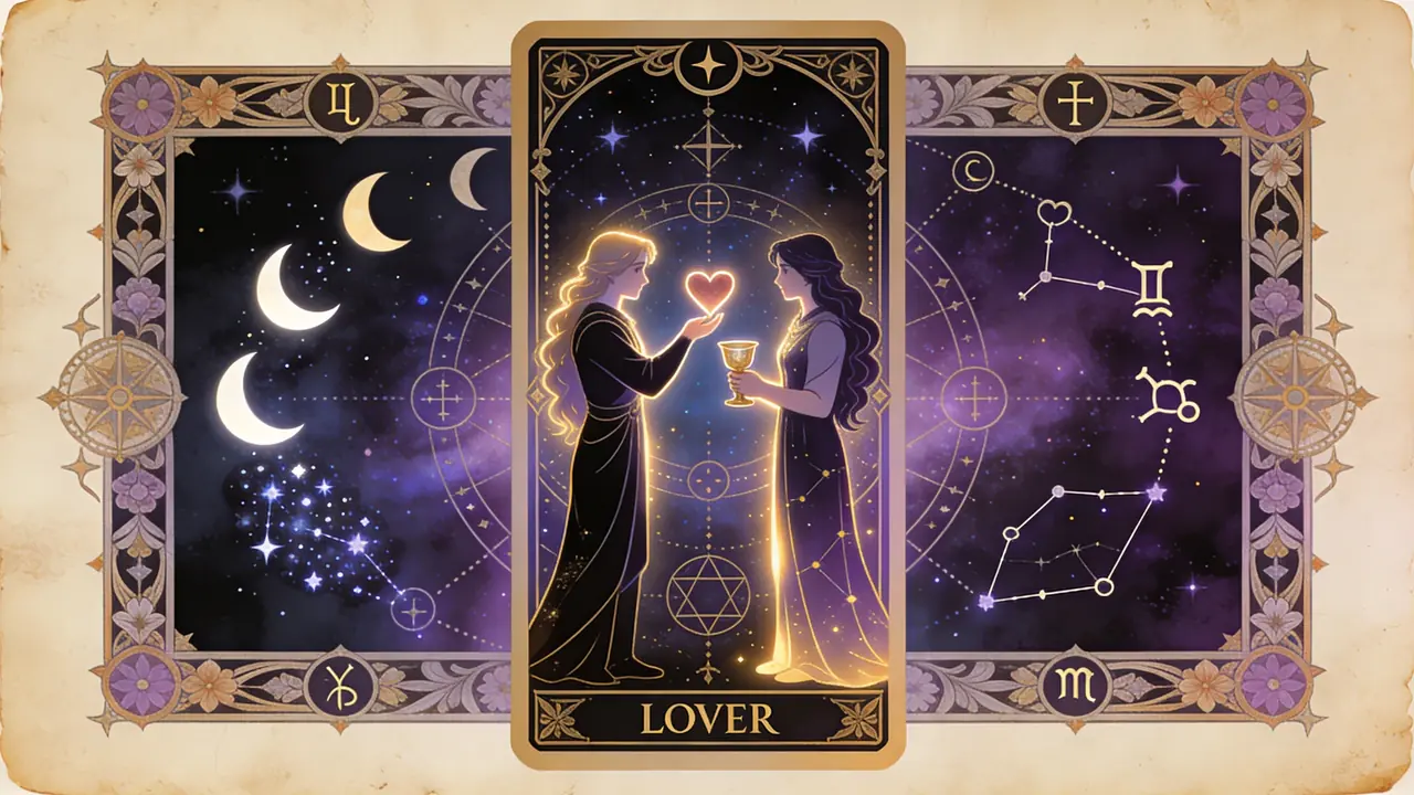 戀人牌完整解讀：不只是愛情的選擇之牌：新手避坑重點 — Askaseer 星語塔羅配圖
