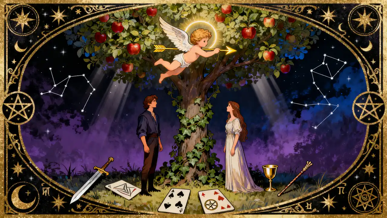 戀人牌正位代表什麼？塔羅愛情解讀完整指南：感情、選擇與靈魂連結的深層含義