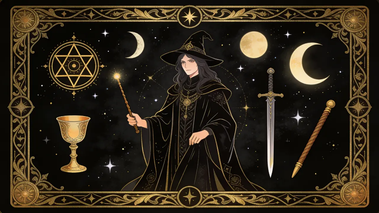 魔術師牌代表什麼：實戰教學 — Askaseer 星語塔羅配圖