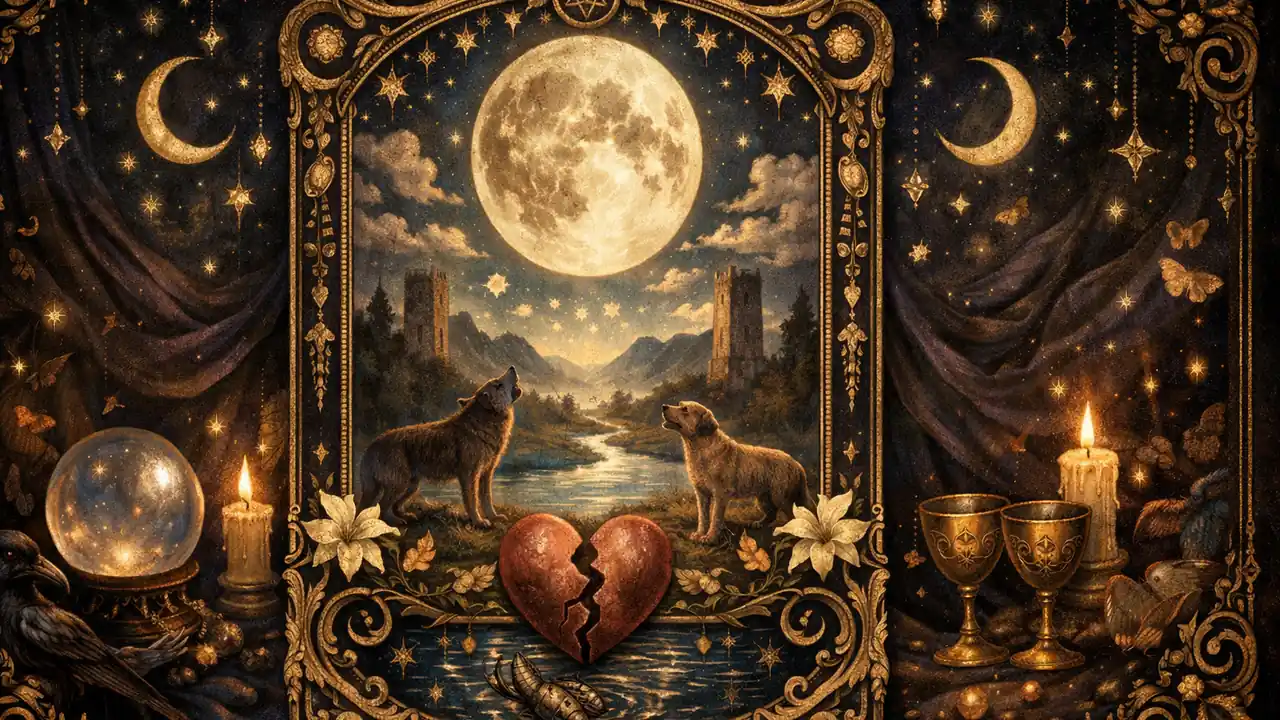 月亮牌出現在感情占卜代表什麼