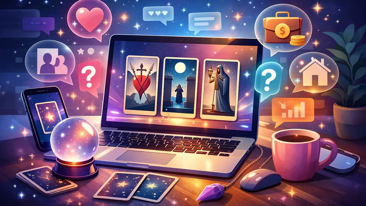 線上占卜適合問什麼類型問題？讓塔羅為你解答