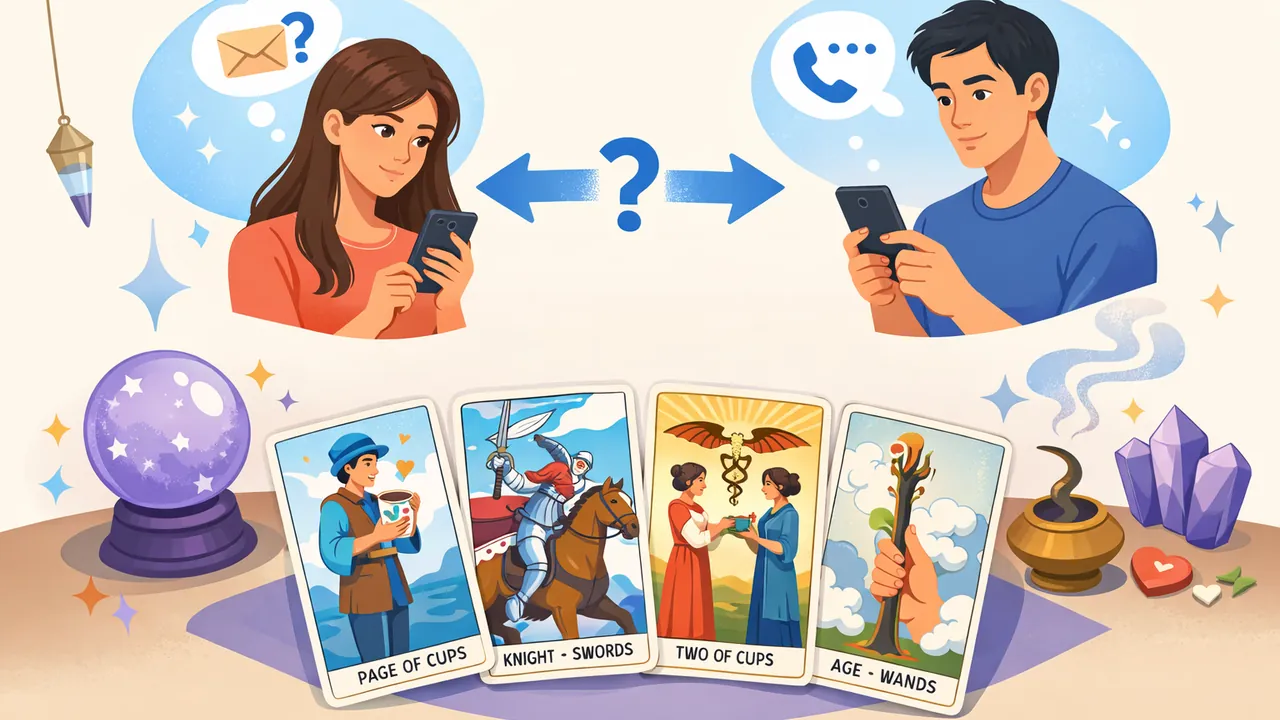 誰會先聯絡誰？塔羅怎麼看主動聯繫的可能性