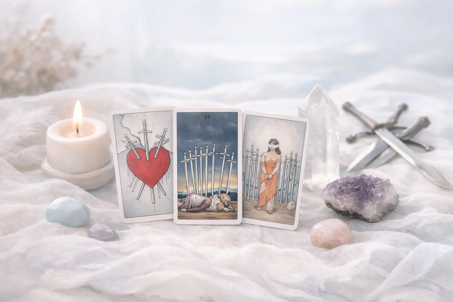 塔羅牌寶劍牌組為什麼常代表壓力？